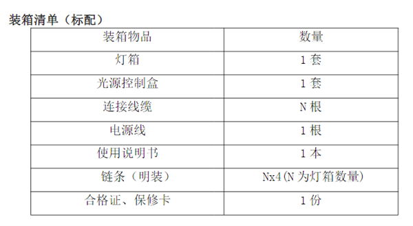 CC120-75-4TL棉花分級(jí)燈箱說明書6